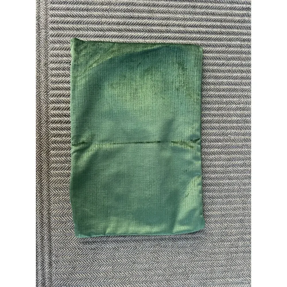 12x18 green velvet pillow cover NEW luxury home decor handmade USA glam throw